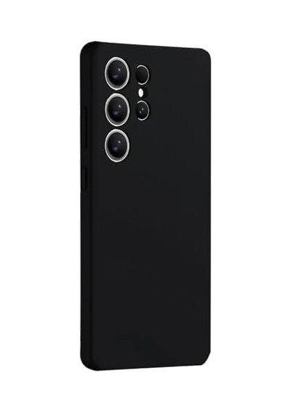Samsung Galaxy S25 Ultra (6.8) Inç ile Uyumlu Içi Kadife Kamera Korumalı Lansman Silikon Kılıf Ince Yapılı Tam Koruma Sağlayan Kamera Korumalı Kılıf (Siyah) fiyatları