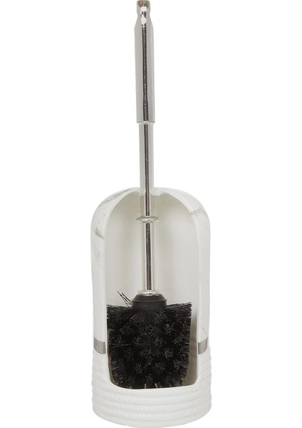 Metrashop D-20815 Bergama Silver Tuvalet Fırçası, Gri, Standart
