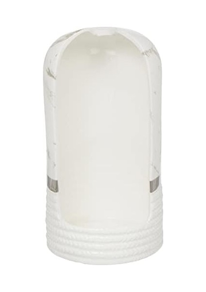 Metrashop D-20815 Bergama Silver Tuvalet Fırçası, Gri, Standart