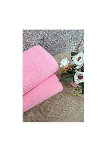 Metrashop Banyo El Yüz Yumuşak Duş Havlusu 50 x 90 cm - Pudra Pembe modelleri