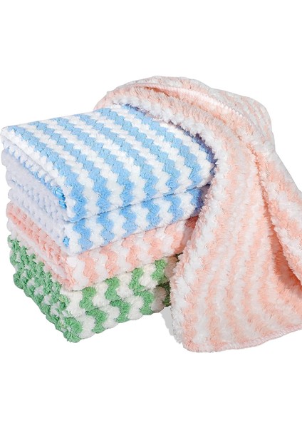 Metrashop Pofuduk Mikrofiber Banyo,mutfak Vb.temizlik Bezi 3 Lü (NKS137)