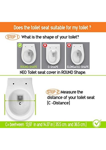 Metrashop Bagno, Neo Klozet Kapağı, Beyaz, Yavaş Kapanan, Pp