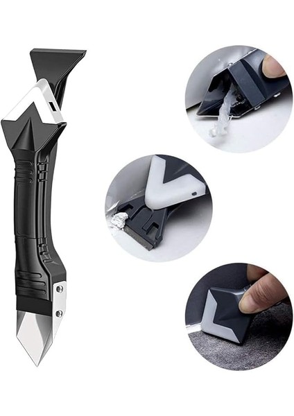 Metrashop Fayans Derz Temizleyici Silikon Kazıyıcı ve Slikon, Derz,alçı Sürme Aparatı 3 Ü 1 Arada Sıyırıcı ve Uygulayıcı Aparat fiyatları