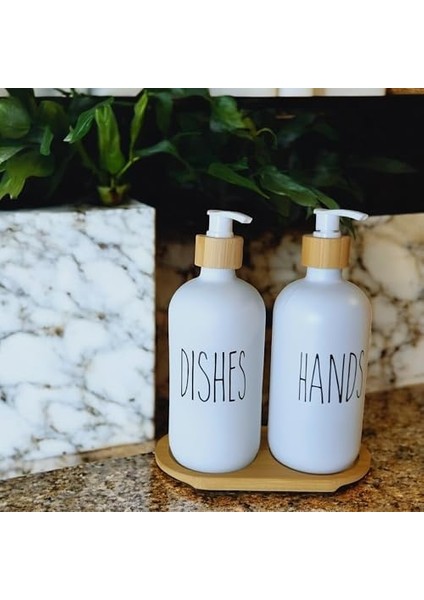 Metrashop Bambu Kapaklı Cam Sıvı Sabunluk Seti 500 ml x 2 - Mutfak ve Banyo Için Pompalı Sabunluk, El ve Bulaşık Sabunu Için Şık ve Dayanıklı Tasarım, Çevre Dostu Cam ve Bambu fiyatları