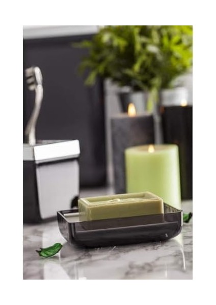 Metrashop Toskana Banyo Seti/şeffaf Siyah modelleri