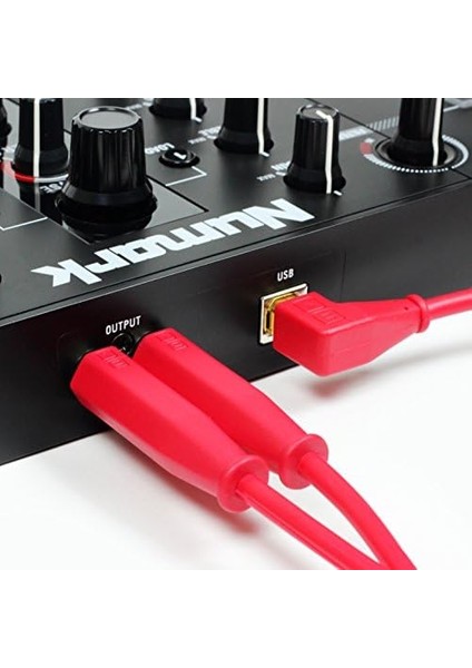 Metrashop Techtools Chroma Cables Usb-A To B - 1.5mt | Right Angled Red