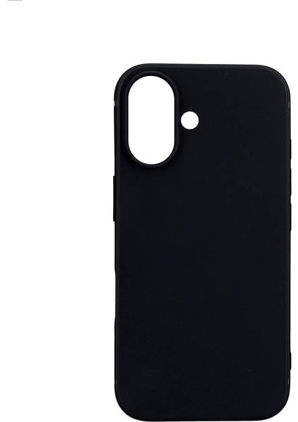 Uyumlu Apple iPhone 16 Plus Kılıf Imax Silikon Siyah