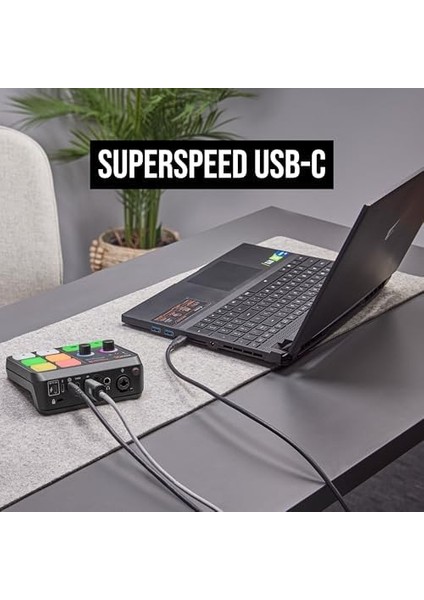 Metrashop SC27 Superspeed Usb-C - Usb-C Kablosu, 5gbps ve 60W Güç Kaynağına Kadar Hızlı Veri Aktarımı Için (2m, Siyah)