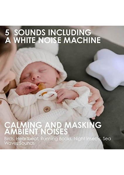 Metrashop Stär Müzikli Gece Lambası, Dokunmatik Kontrol, Otomatik Kapanma Zamanlayıcı, Hafif ve Kompakt Tasarım fiyatları