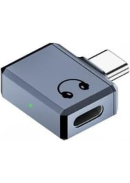 Metrashop Type C To Lightning Kulaklık Dönüştürücü iPhone iPad Macbook Yuva Çevirici Müzik Dinleme Arama Otgklg