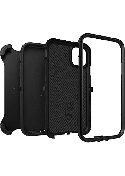 Apple iPhone 11 Defender Kılıf, Darbeye Dayanıklı, Düşmeye Dayanıklı, Ultra Sağlam Koruyucu Kılıf, Siyah modelleri