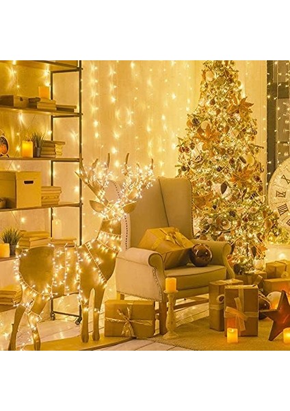 Metrashop 10 Metre 100 Ledli Fişli LED Işık Günışığı Dekor Lambası Yılbaşı Ağacı Işığı Organizasyon LED Işık Özel Gün Doğum Günü Parti LED Işık modelleri