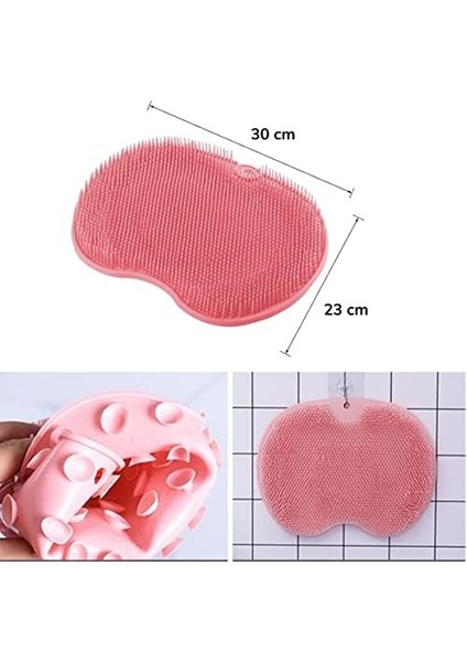 Metrashop Çok Amaçlı Esnek Yumuşak Banyo El Ayak Vücut Plastik Duş Matı Plastik Banyo Matı fiyatları