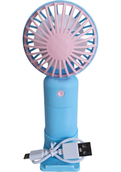Mini Fan Soutucu USB Vantilatör El Fanı Taşınabilir Vantilatör Şarjlı