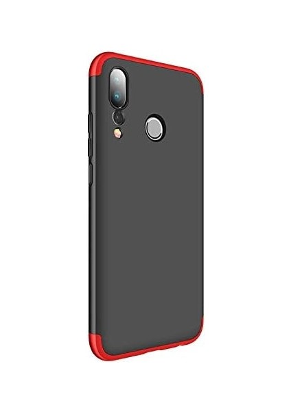 P20 Pro Için Kılıf Double Dip 360 Protective Siyah Kırmızı [P20 Pro ile Uyumlu Kılıf - Kırmızı] fiyatları
