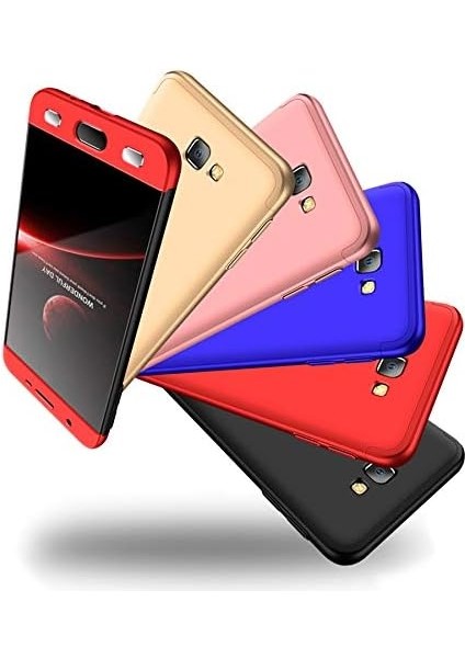 Samsung Galaxy J7 Prime Kılıf Double Dip 360 Protective Siyah modelleri