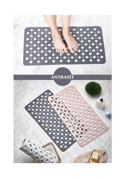 Metrashop Seahome Kaydırmaz Duşakabin Banyo ve Duş Paspası 66 Adet Vantuzla Yapışır 33 x 66 cm ISGSTORE66VNTZ ISGSTORE66VNTZ