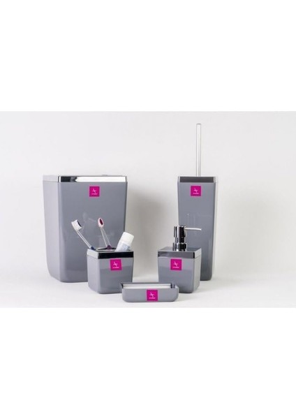 Metrashop Toskana Banyo Seti/gri