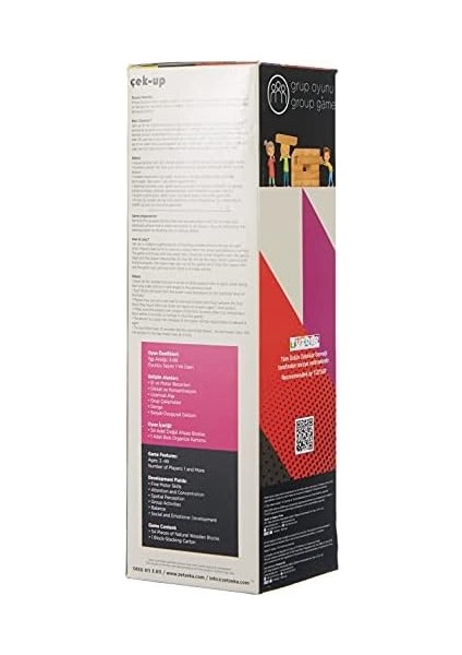 Metrashop ZA005.005 Çek - Up Denge Oyunu, Çok Renkli