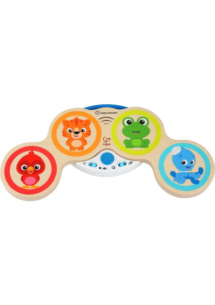 Metrashop Einstein Magic Touch Ahşap Davul Müzikli Oyuncak, 6 Ay ve Üzeri