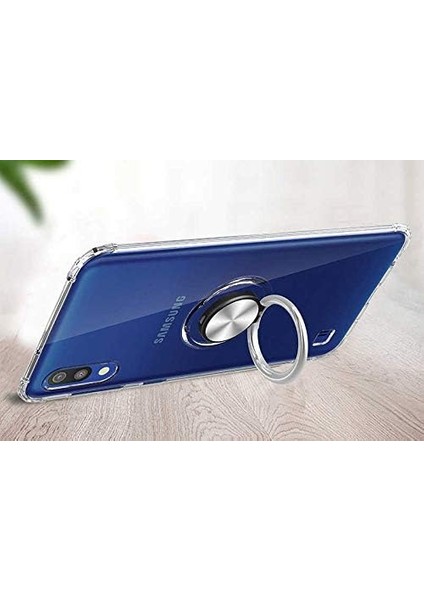 Samsung Galaxy A10 ile Uyumlu Kılıf Mill Silikon Mavi modelleri