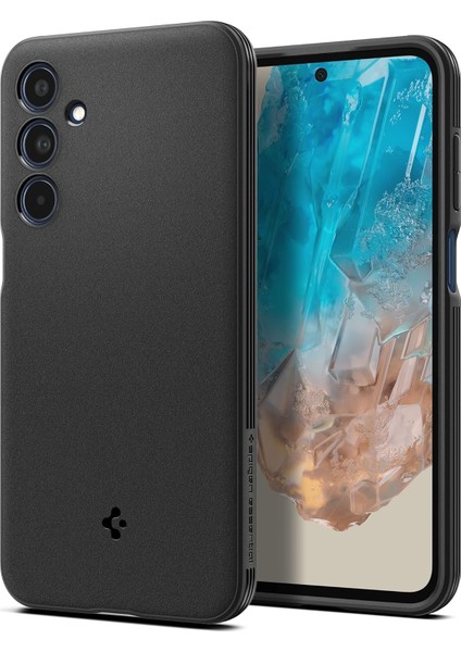 Samsung Galaxy M35 5g Kılıf Essential Sand Blast Matte Black - ACS08263