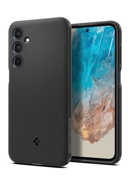 Samsung Galaxy M35 5g Kılıf Essential Sand Blast Matte Black - ACS08263