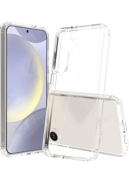 Labs Samsung Galaxy S24 Plus ile Uyumlu (6.7 Inç) Air Hybrid Darbe Emici Tpu + Pc Şeffaf Kılıf