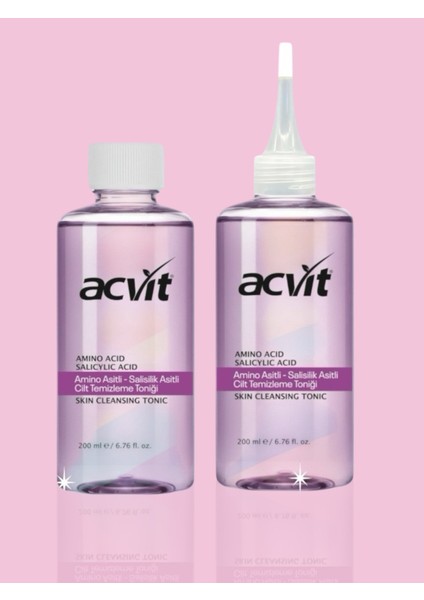 Amino Asitli - Salisilik Asitli Cilt Temizleme Toniği 200 ml fırsatları