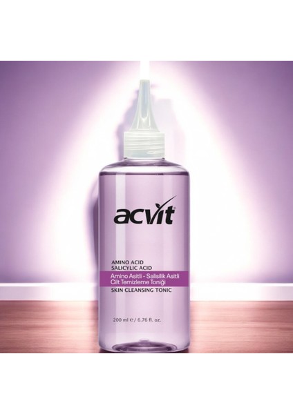 Amino Asitli - Salisilik Asitli Cilt Temizleme Toniği 200 ml indirimleri