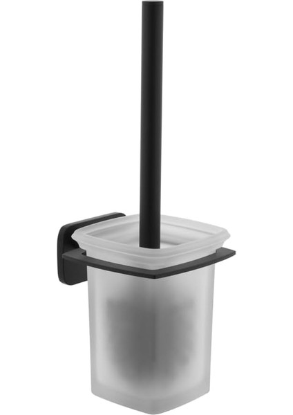 Metrashop Base 600 A4413536 Tuvalet Fırçalığı, Mat Siyah