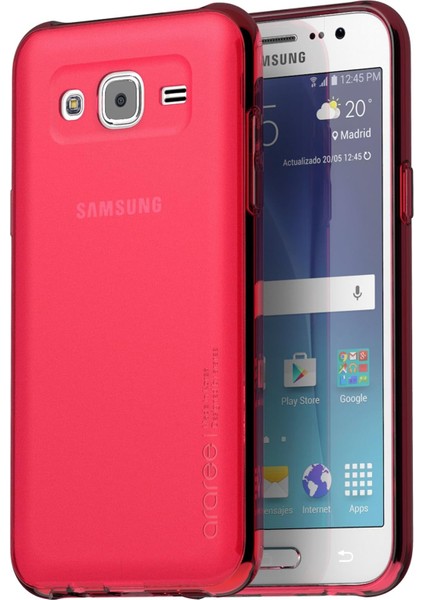 Için Ultra Ince Ince Şeffaf Yumuşak Tpu Fall Cilt Cover Samsung Galaxy J2 Fall, (2015) J Cover