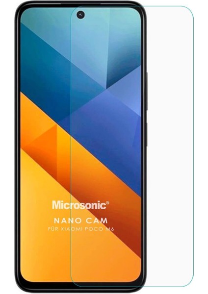 Xiaomi Poco M6 5g Nano Glass Cam Ekran Koruyucu [poco M6 5g ile Uyumlu Ekran Koruyucu - Şeffaf]
