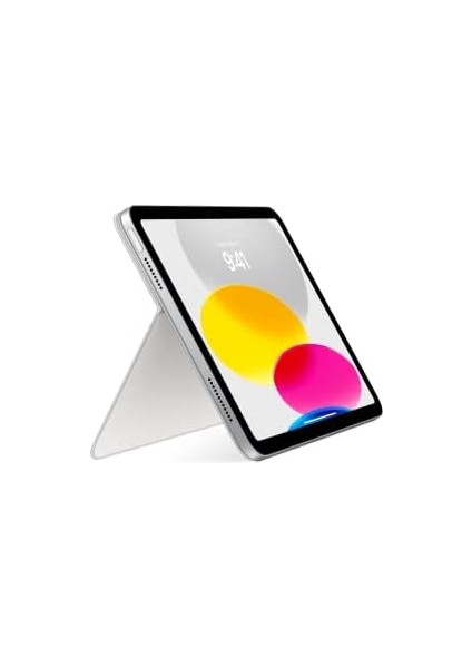 Metrashop Magic Keyboard Folio: iPad Klavye ve iPad (10. Nesil) Için Kılıf, Çıkarılabilen Klavye ve Manyetik Olarak Yapışan Kılıf ile Çift Parçalı Tasarım, Yerleşik Trackpad, Amerikan Ingilizcesi