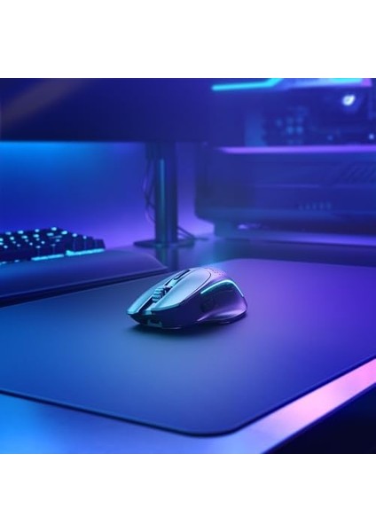 Metrashop Model I 2 Rgb Kablosuz Bamf Sensörlü 26000 Dpı 75 Gram Gaming Mouse Mat Siyah