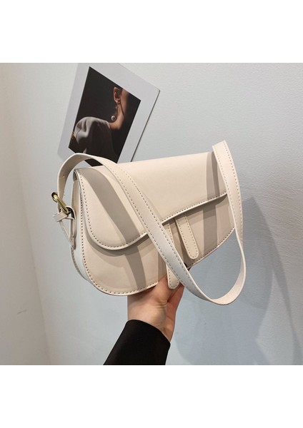 Yeni Trend Retro Çapraz Askılı Kadın Çantası Şık Ve Benzersiz Tasarımlı Omuz & Postacı Çantası