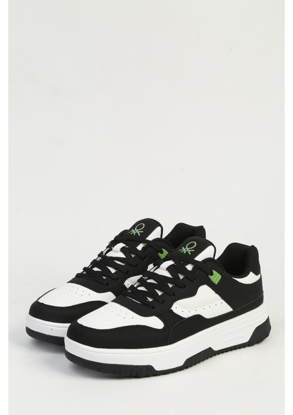 BNI-11509 Unisex Sneaker Ayakkabı Beyaz Siyah 36-40