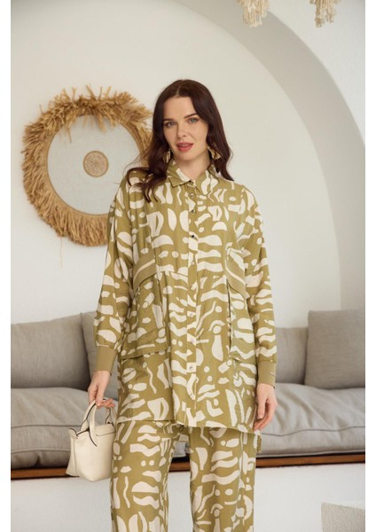 Tensel Desenli Takım