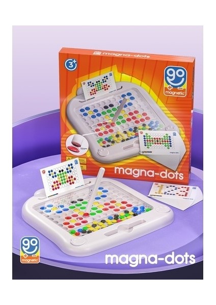 Magna Dots Manyetik Kodlama Tableti Ekransız Oyun Aktivitesi Manyetik Bloklar Go Magnetic
