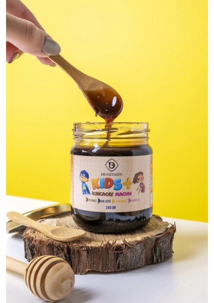 Kids Plus Çocuk Macunu -Kakao Propolis Pekmez Arı Sütü Bal ve Vitamin