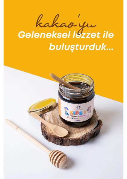 Kids Plus Çocuk Macunu -Kakao Propolis Pekmez Arı Sütü Bal ve Vitamin