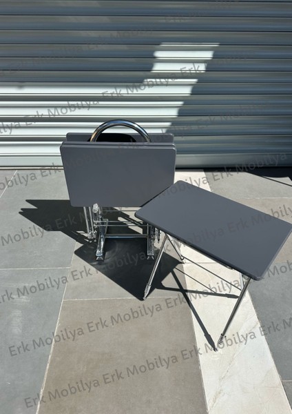 (Düz Antrasit Gri) Çanta Sehpa, Sehpa, Zigon 4lü modelleri