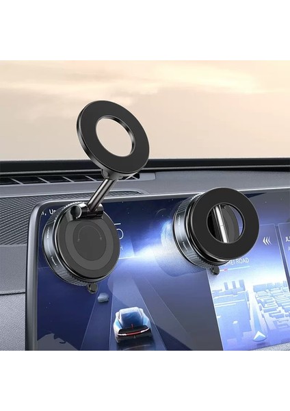 K007 Pro 360 Derece Dönebilen Vakum Özellikli Magnetik Telefon Tutucu