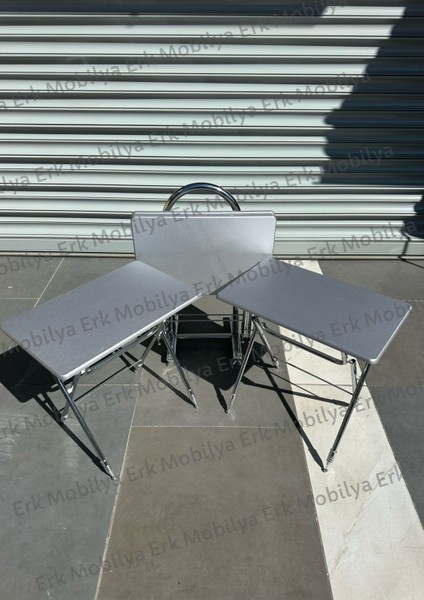 (Düz Gümüş Gri) Çanta Sehpa, Sehpa, Zigon, 4lü Zigon, Çanta Sehpa, Mebran Çanta Sehpa, Mdf Sehpa fırsatları