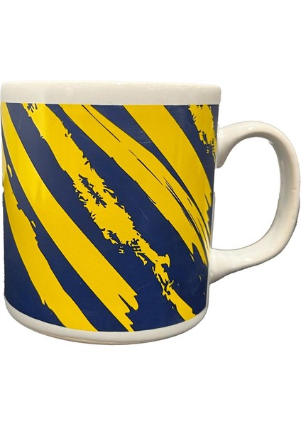 Lisanslı Kupa Lacivert Logolu Mug Hediyelik Ahşap Kutulu
