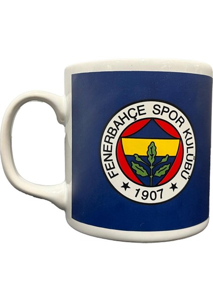 Lisanslı Kupa Lacivert Logolu Mug Hediyelik Ahşap Kutulu