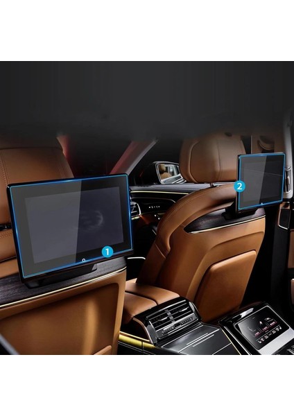 Audi A8 2023-2024 Model Arka Koltuk Tv Hd Uyumlu 2 Adet 9h Nano Ekran Koruyucu