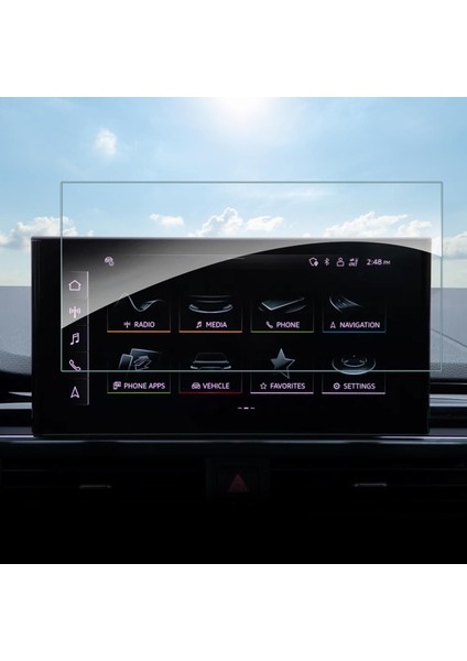 Audi Q5 2021-2025 Model 10.1 Inç Multimedya Navigasyon Uyumlu 9h Nano Ekran Koruyucu fiyatları