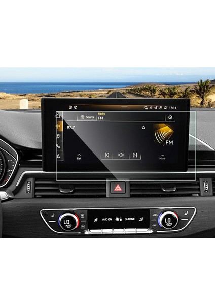Audi A5 2020-2025 Model 10.1 Inç Multimedya Navigasyon Uyumlu 9h Nano Ekran Koruyucu