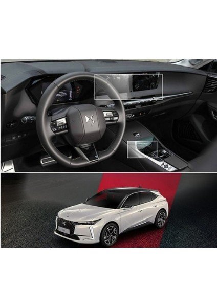 Ds Automobiles Ds 4 2023-2024 Model Multimedya ve Alt Kontrol Ekranı Uyumlu 9h Nano Ekran Koruyucu